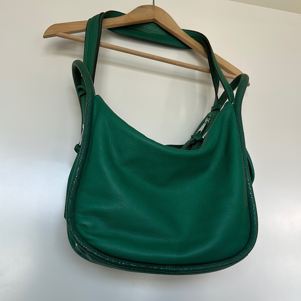 Aimee Kestenberg Emerald Green Shoulder Bag - Picture 4 of 9